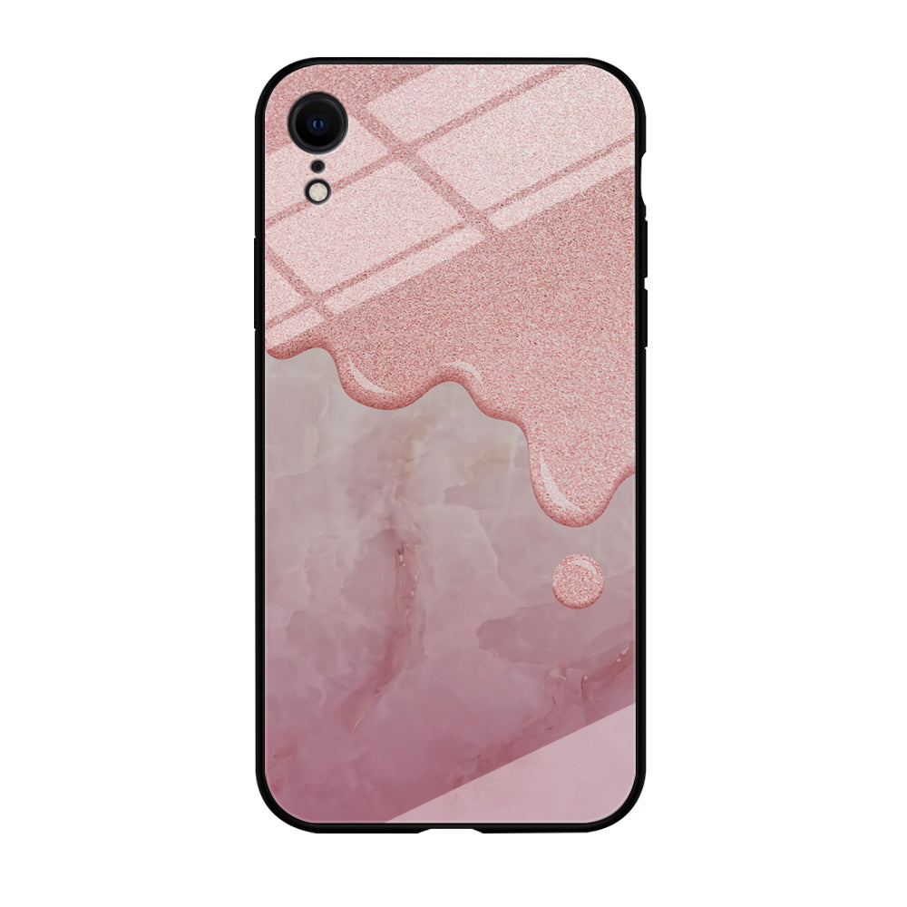Marble Melting Rosy iPhone XR Case