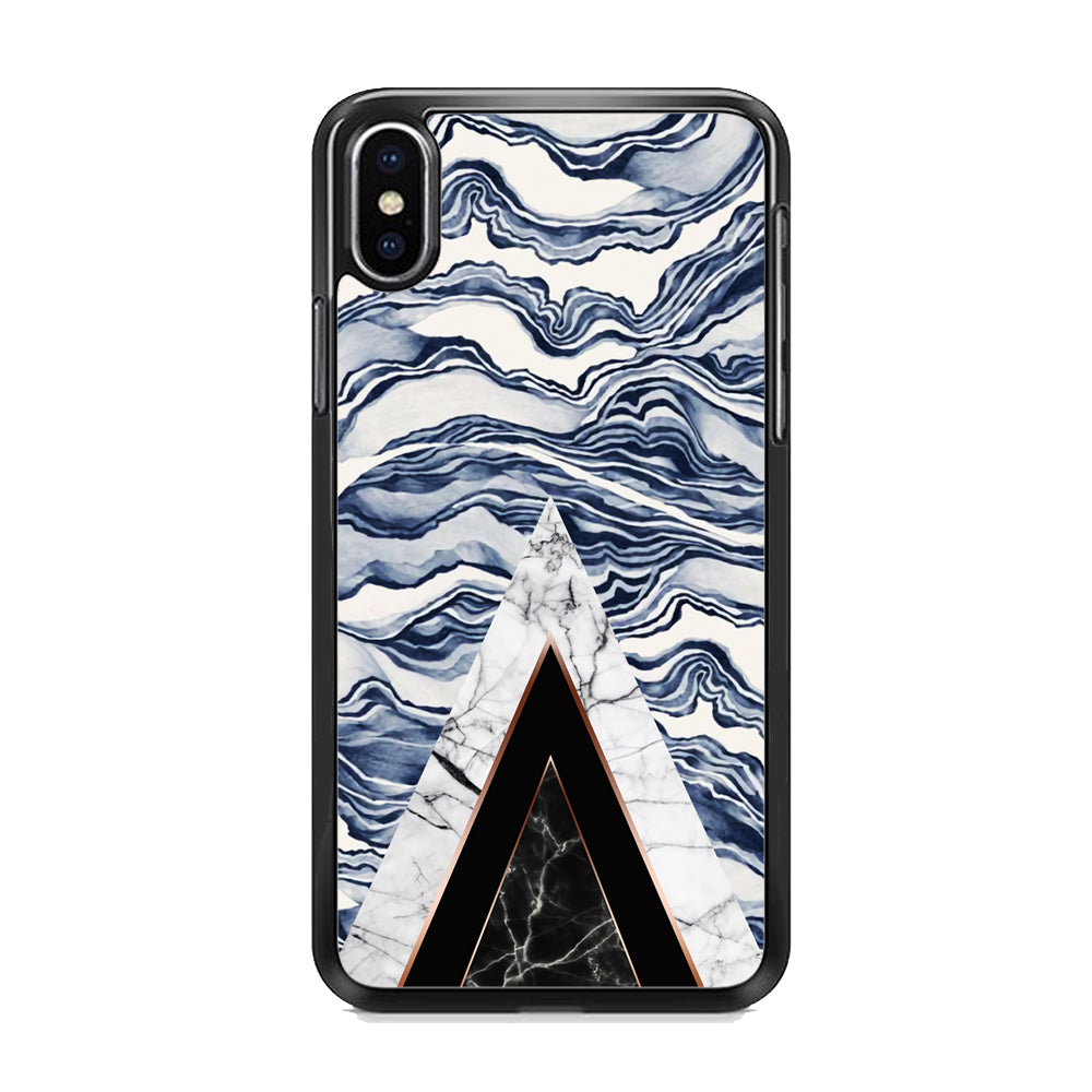 Marble Pinnacle of The Cloud iPhone X Case