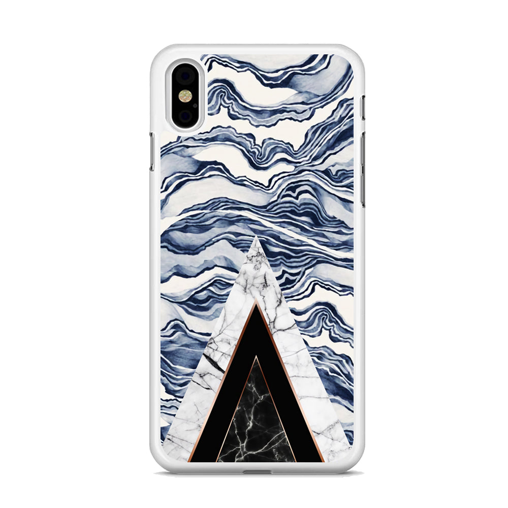 Marble Pinnacle of The Cloud iPhone X Case
