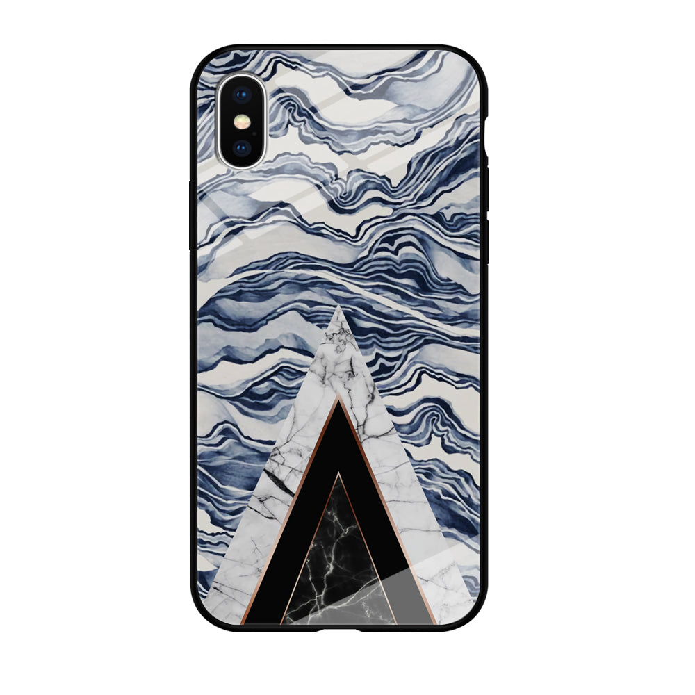 Marble Pinnacle of The Cloud iPhone X Case