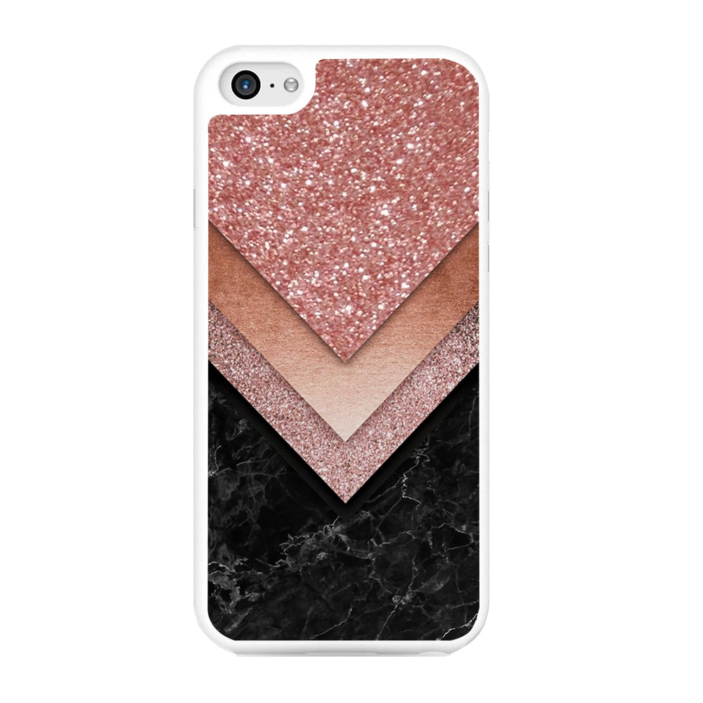 Marble Sparkle Pink Chevron iPhone 6 Plus | 6s Plus Case