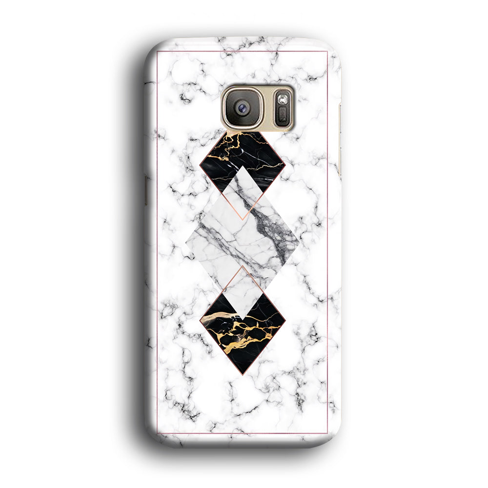 Marble Square Instalation Samsung Galaxy S7 Edge Case