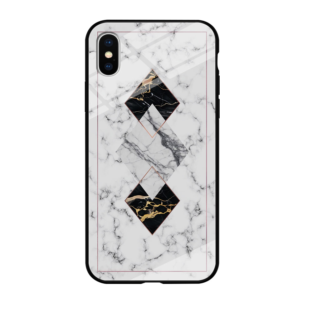 Marble Square Instalation iPhone X Case