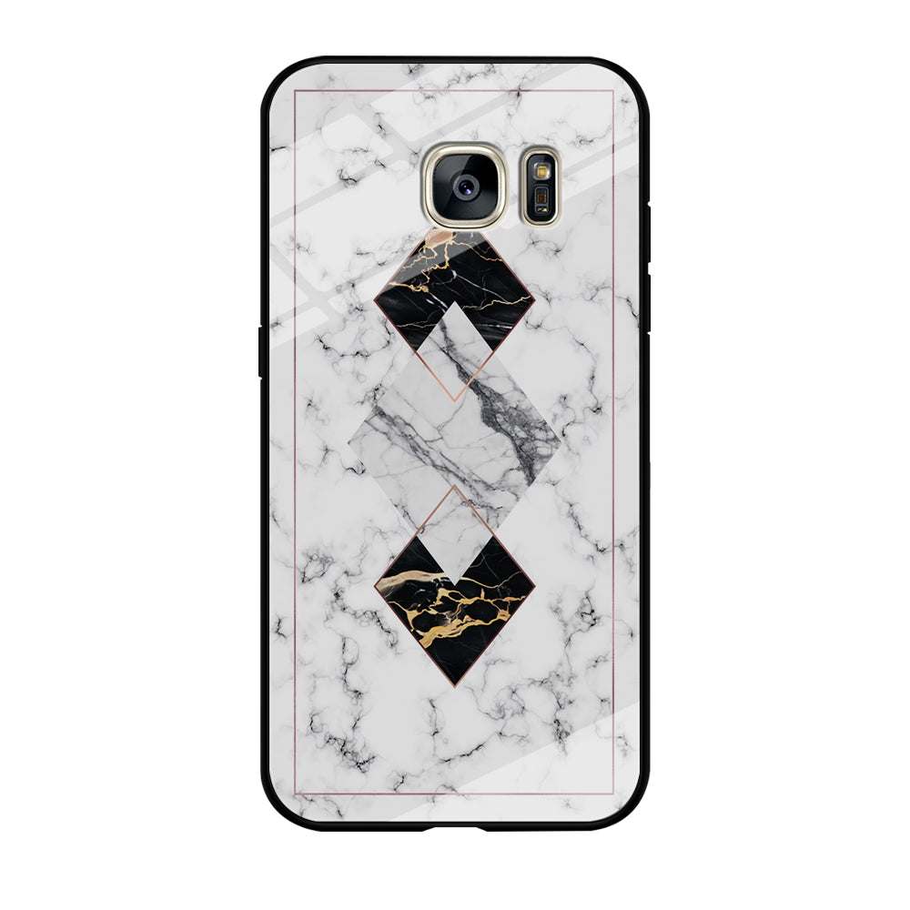 Marble Square Instalation Samsung Galaxy S7 Edge Case