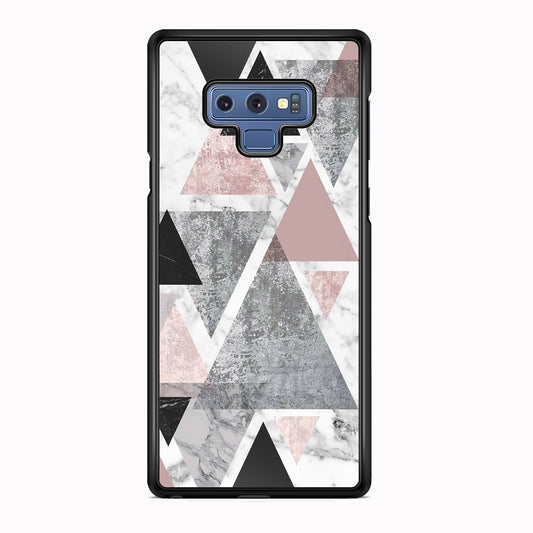Marble Triangle of Pixel Samsung Galaxy Note 9 Case