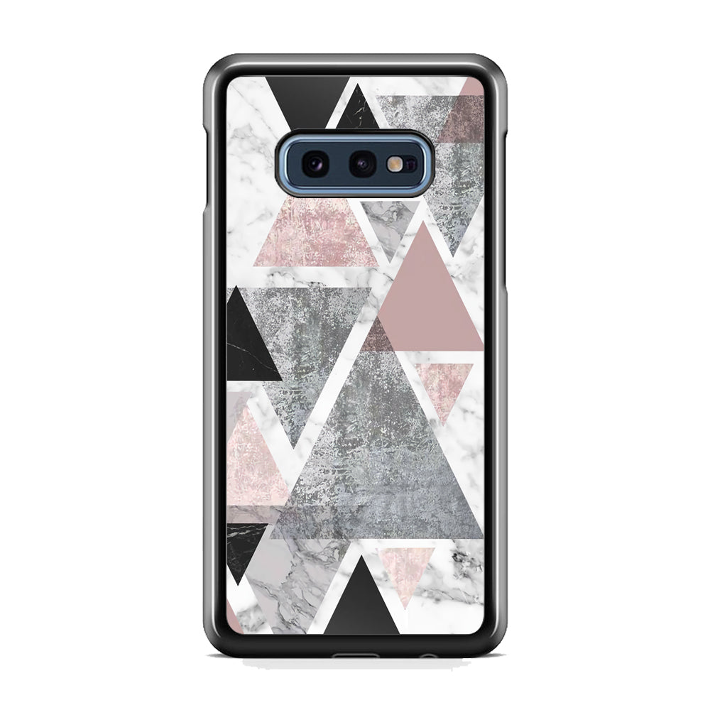 Marble Triangle of Pixel Samsung Galaxy S10E Case