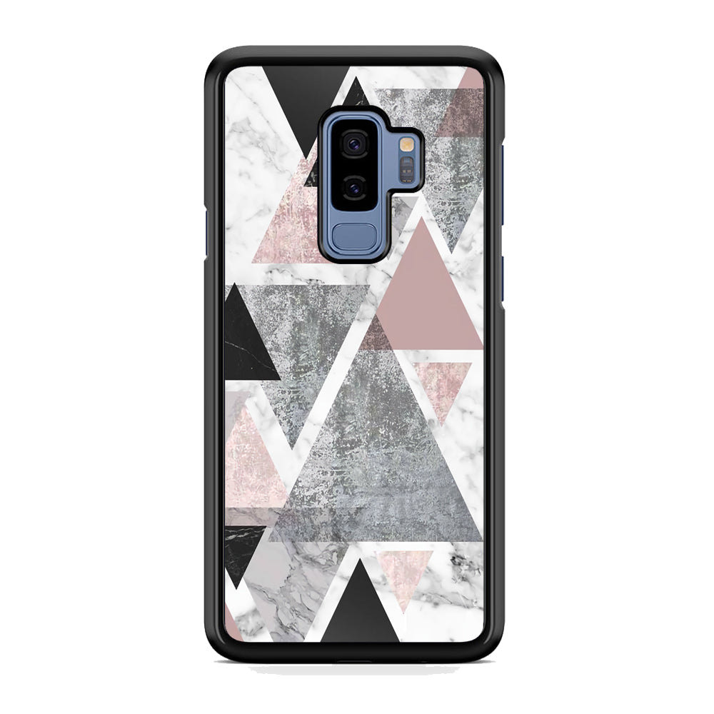 Marble Triangle of Pixel Samsung Galaxy S9 Plus Case