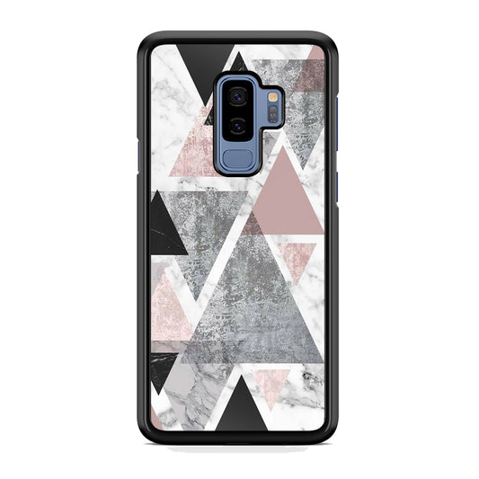 Marble Triangle of Pixel Samsung Galaxy S9 Plus Case