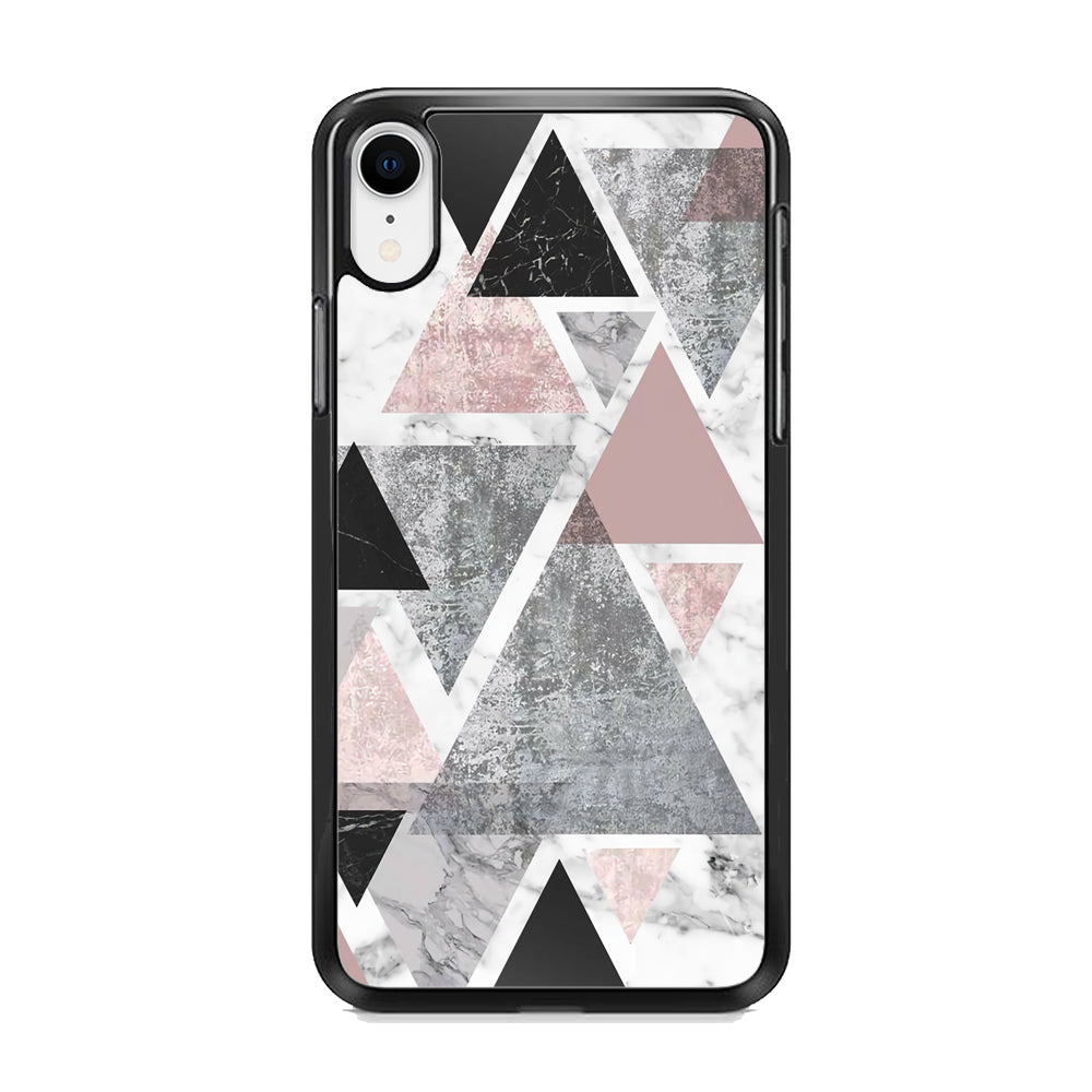 Marble Triangle of Pixel iPhone XR Case