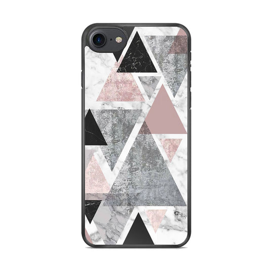 Marble Triangle of Pixel iPhone 8 Case