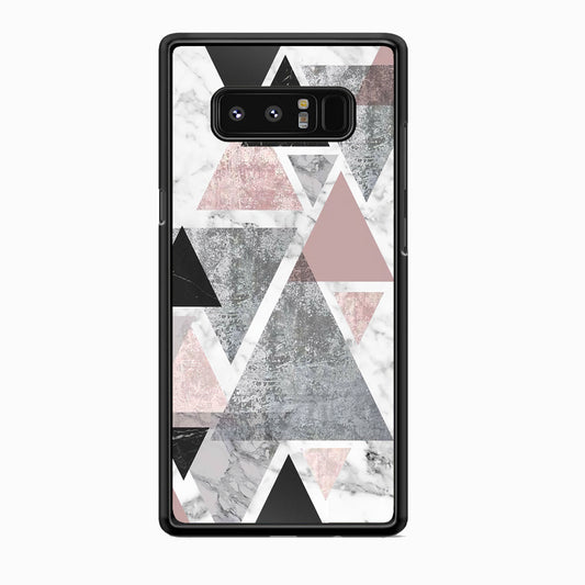 Marble Triangle of Pixel Samsung Galaxy Note 8 Case