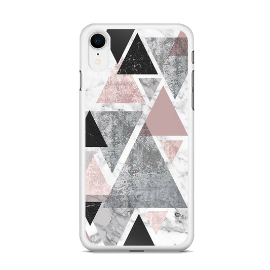 Marble Triangle of Pixel iPhone XR Case