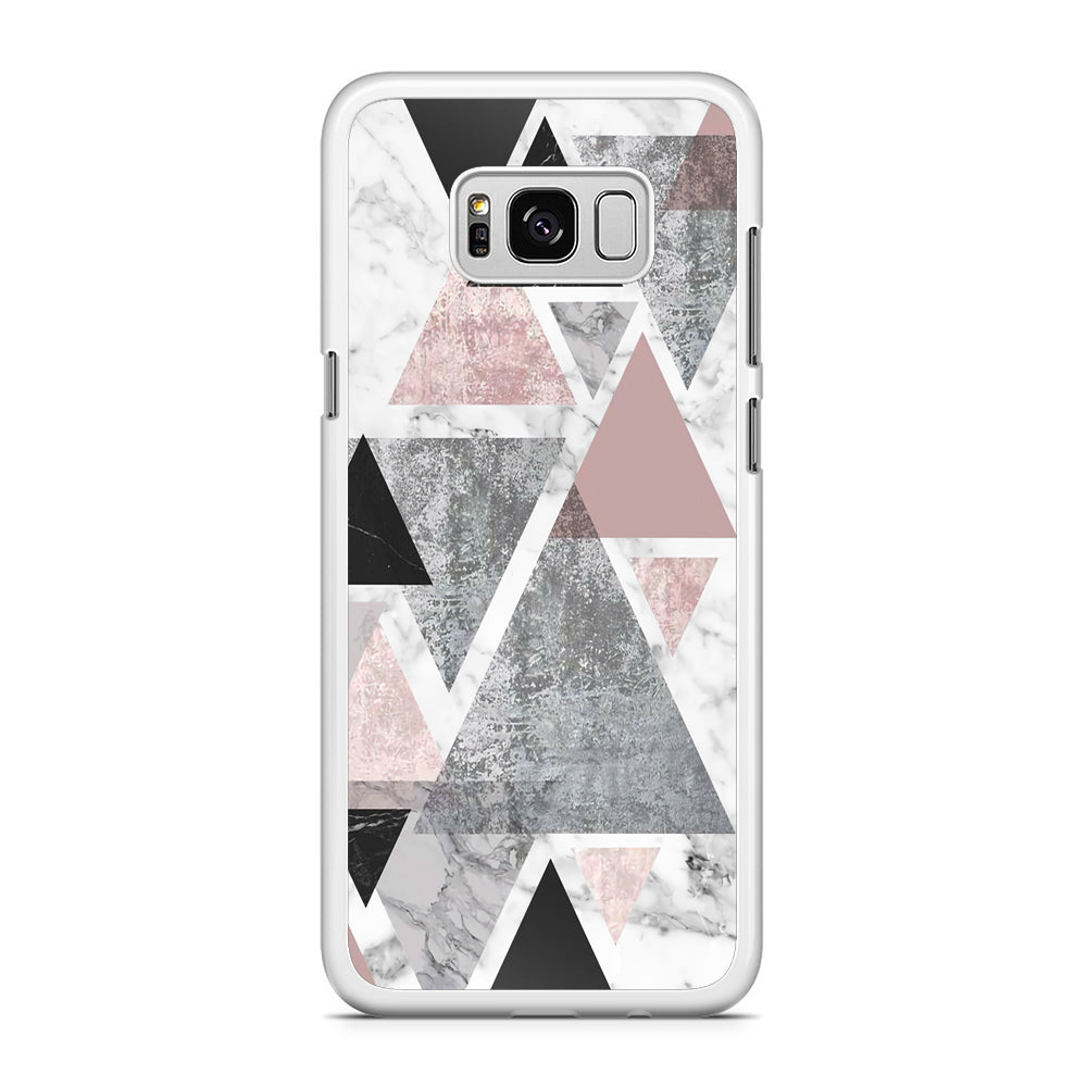 Marble Triangle of Pixel Samsung Galaxy S8 Case