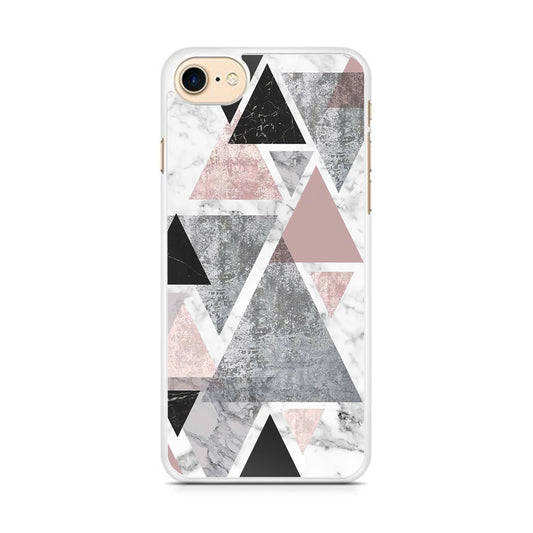Marble Triangle of Pixel iPhone 7 Case
