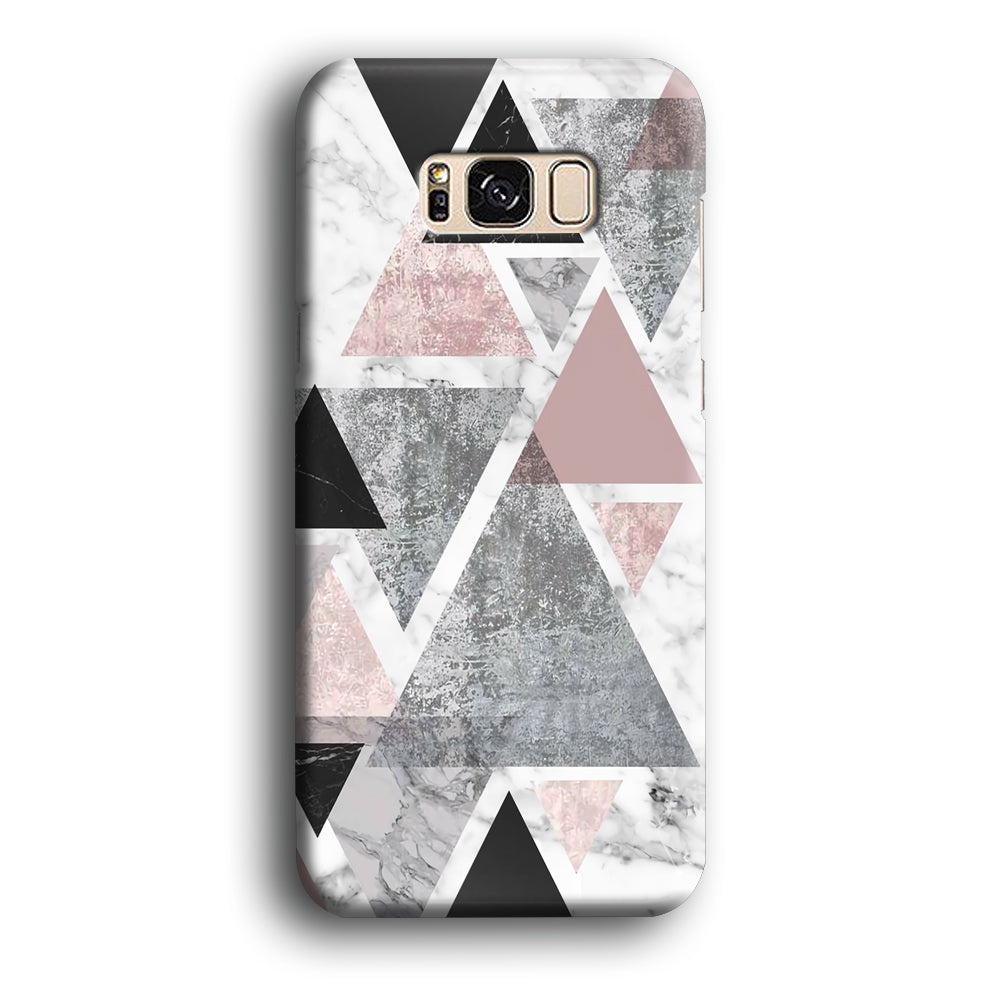 Marble Triangle of Pixel Samsung Galaxy S8 Case