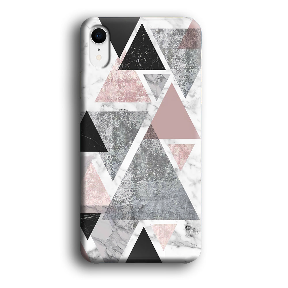 Marble Triangle of Pixel iPhone XR Case