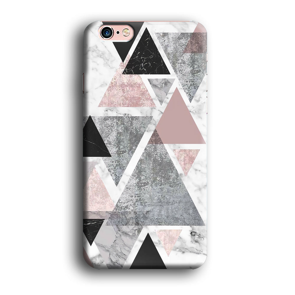 Marble Triangle of Pixel iPhone 6 Plus | 6s Plus Case