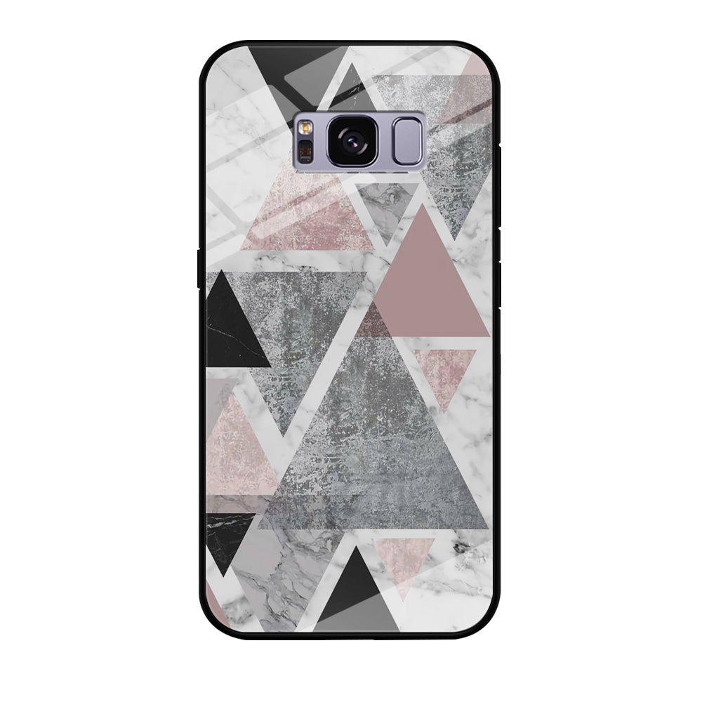 Marble Triangle of Pixel Samsung Galaxy S8 Case