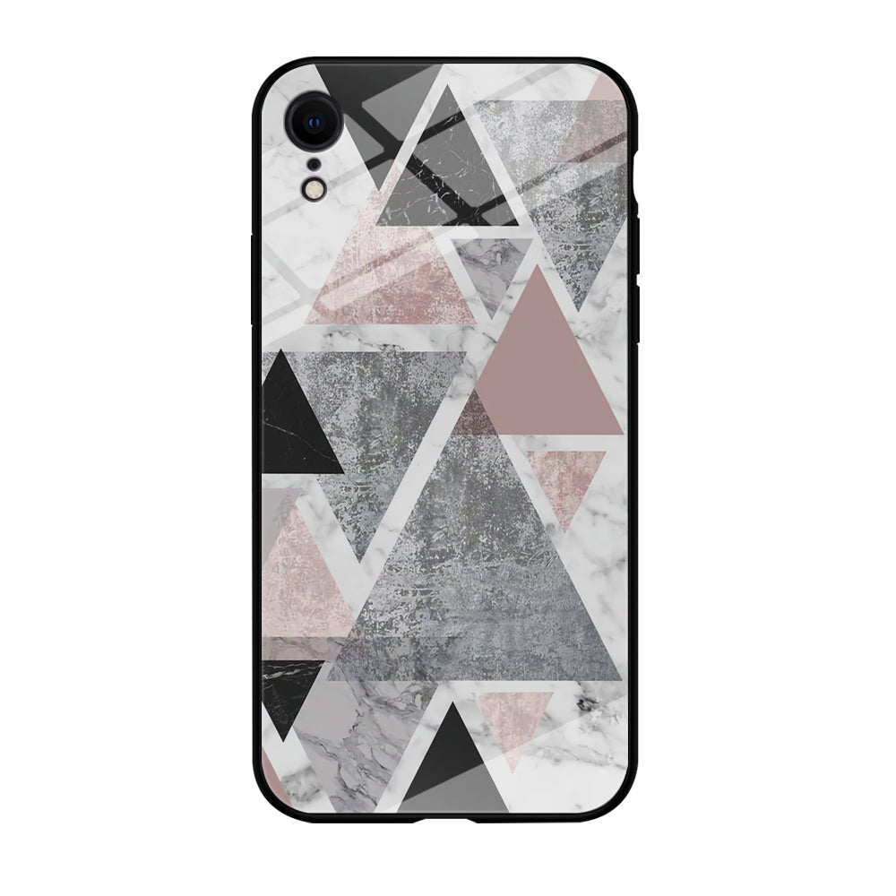 Marble Triangle of Pixel iPhone XR Case