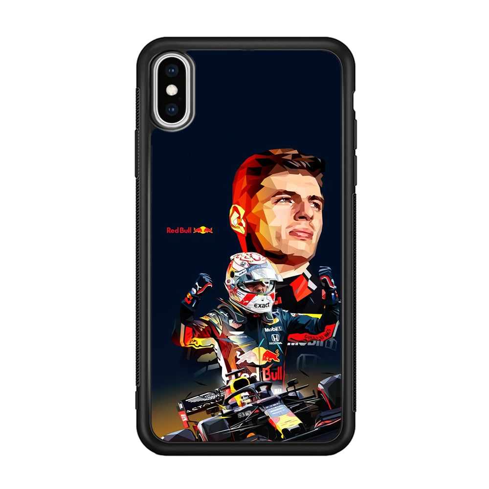 Max Verstappen Formula 1 iPhone XS Case