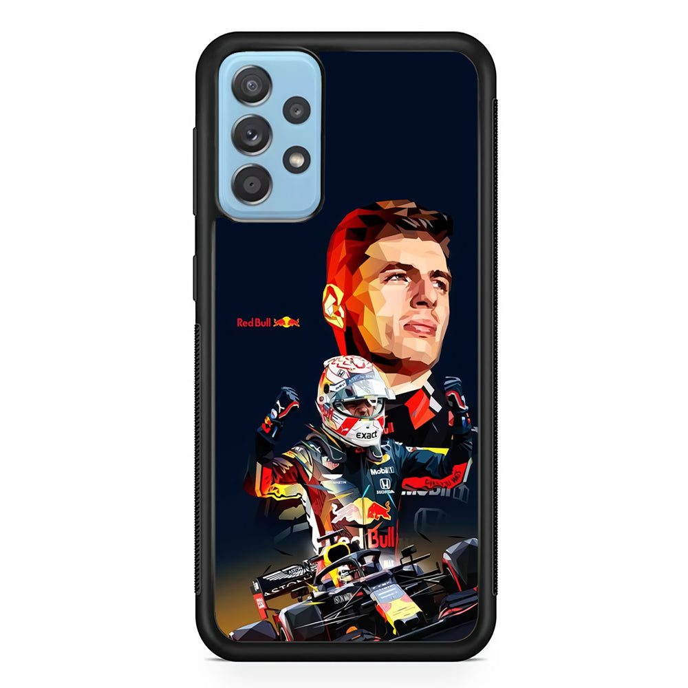 Max Verstappen Formula 1 Samsung Galaxy A72 Case