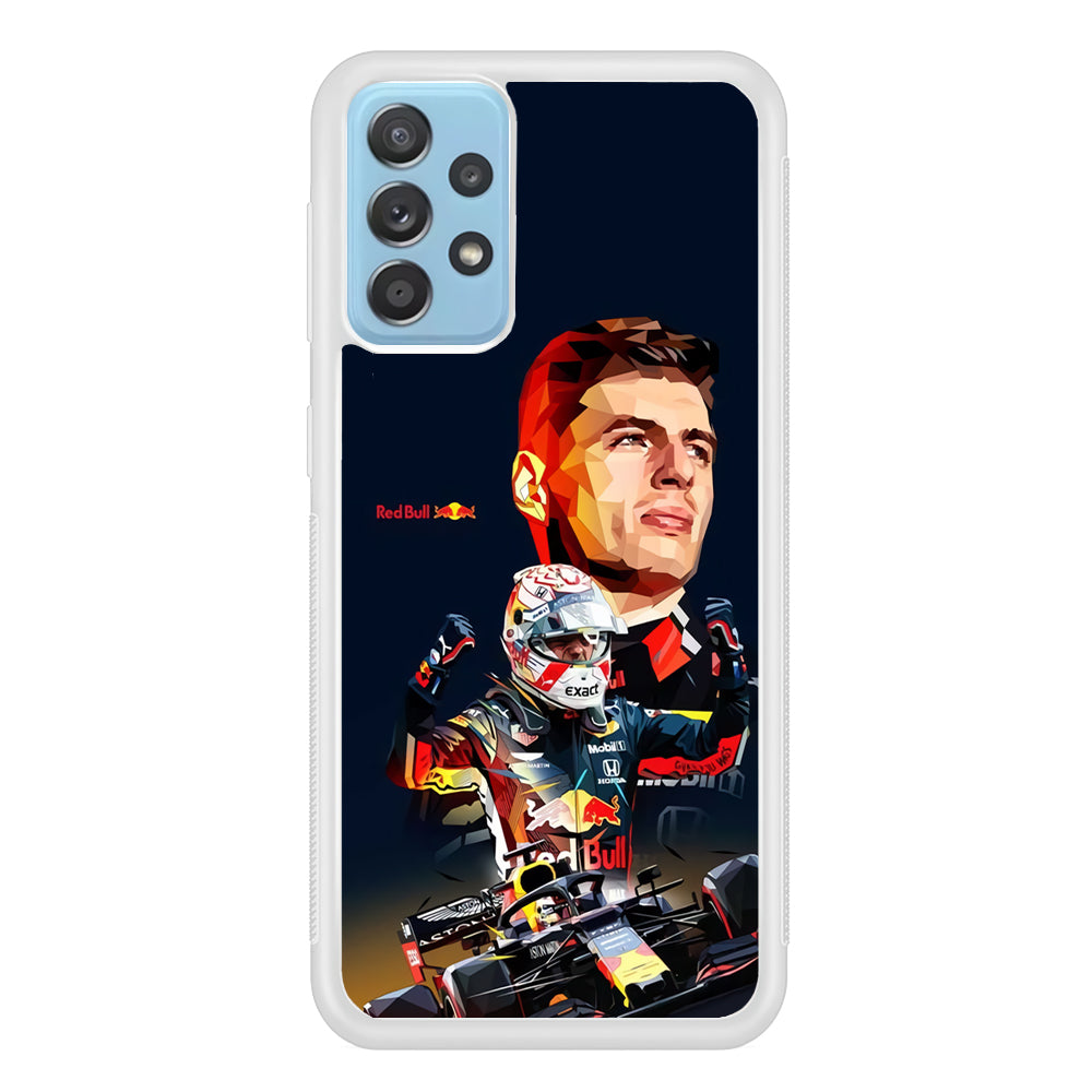 Max Verstappen Formula 1 Samsung Galaxy A72 Case