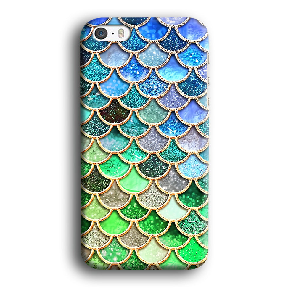 Mermaid Blue Green Shiny Shell iPhone 5 | 5s Case - carneyforia