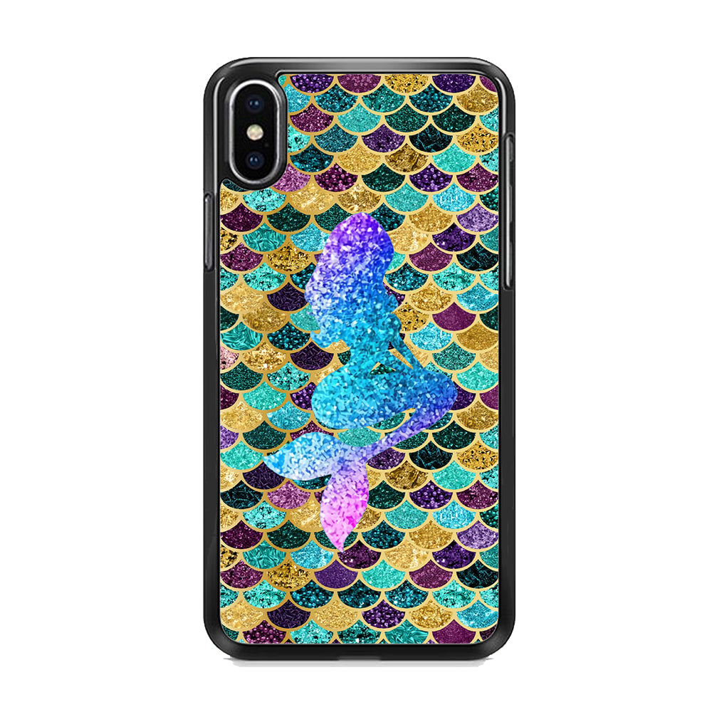 Mermaid Shine of Silhouette iPhone X Case