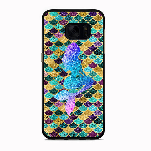 Mermaid Shine of Silhouette Samsung Galaxy S7 Edge Case