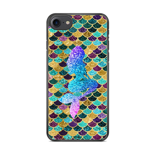 Mermaid Shine of Silhouette iPhone 8 Case