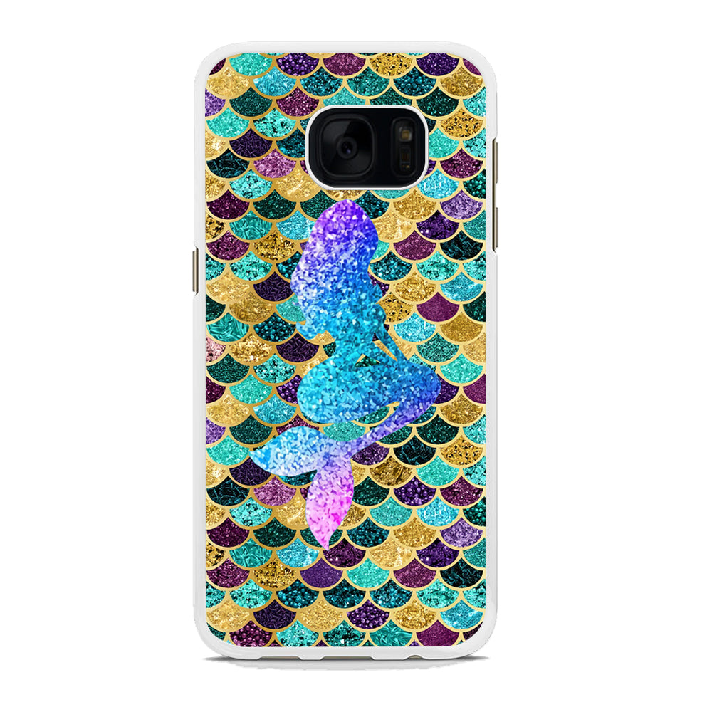 Mermaid Shine of Silhouette Samsung Galaxy S7 Edge Case