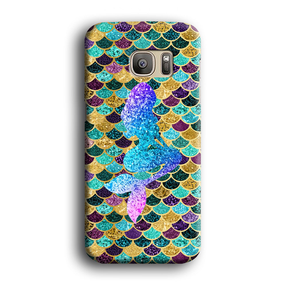Mermaid Shine of Silhouette Samsung Galaxy S7 Edge Case
