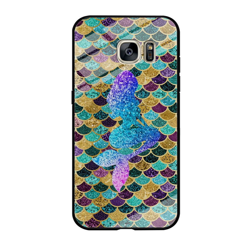 Mermaid Shine of Silhouette Samsung Galaxy S7 Case