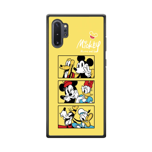 Mickey Mouse Home and Love Samsung Galaxy Note 10 Plus Case