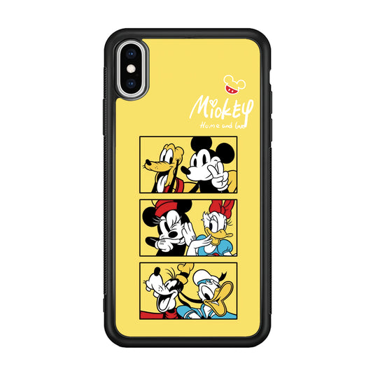 Mickey Mouse Home and Love iPhone X Case