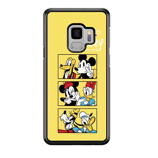 Mickey Mouse Home and Love Samsung Galaxy S9 Case