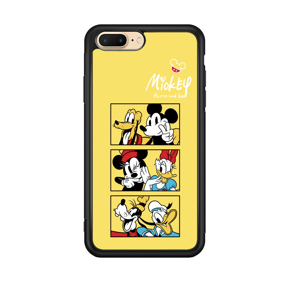 Mickey Mouse Home and Love iPhone 8 Plus Case