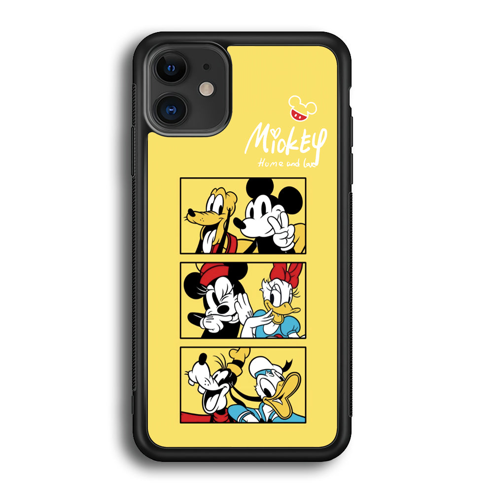 Mickey Mouse Home and Love iPhone 12 Case