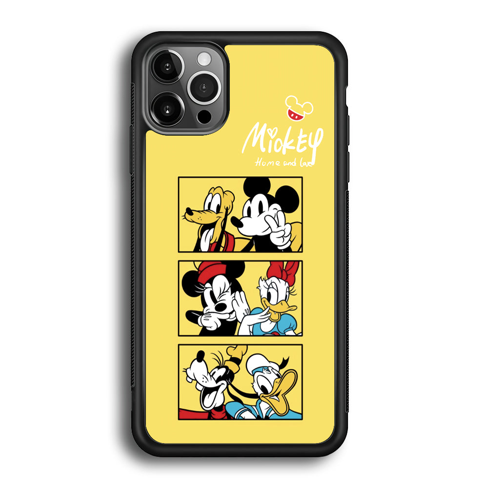 Mickey Mouse Home and Love iPhone 12 Pro Case