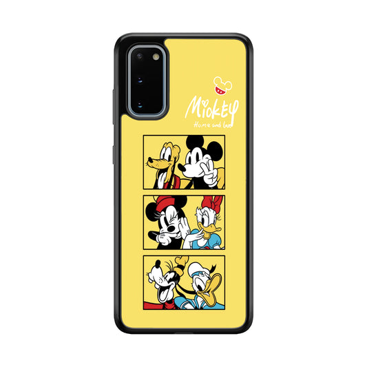 Mickey Mouse Home and Love Samsung Galaxy S20 Case