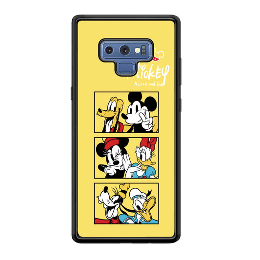 Mickey Mouse Home and Love Samsung Galaxy Note 9 Case
