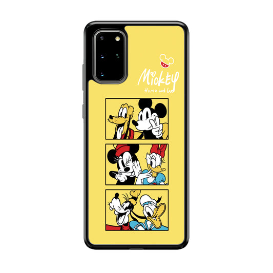 Mickey Mouse Home and Love Samsung Galaxy S20 Plus Case