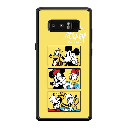 Mickey Mouse Home and Love Samsung Galaxy Note 8 Case