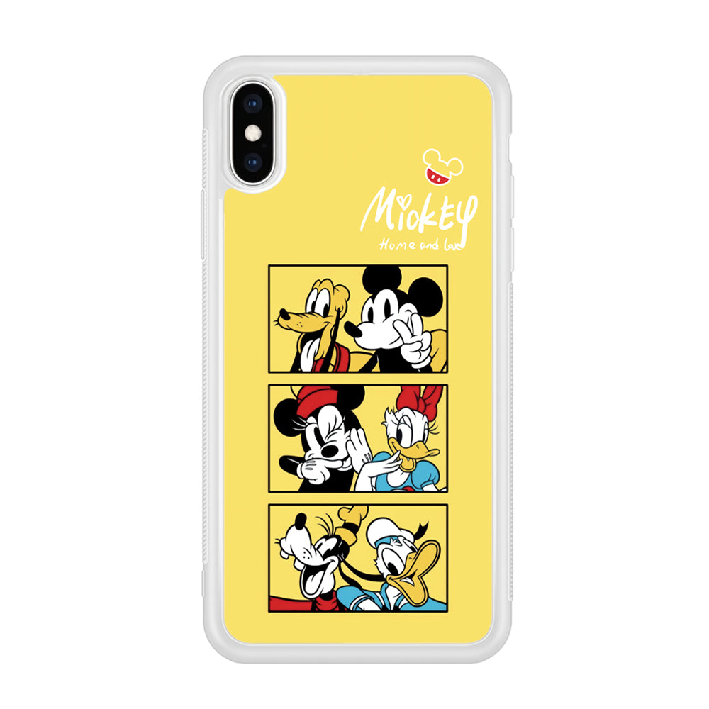 Mickey Mouse Home and Love iPhone XS Case