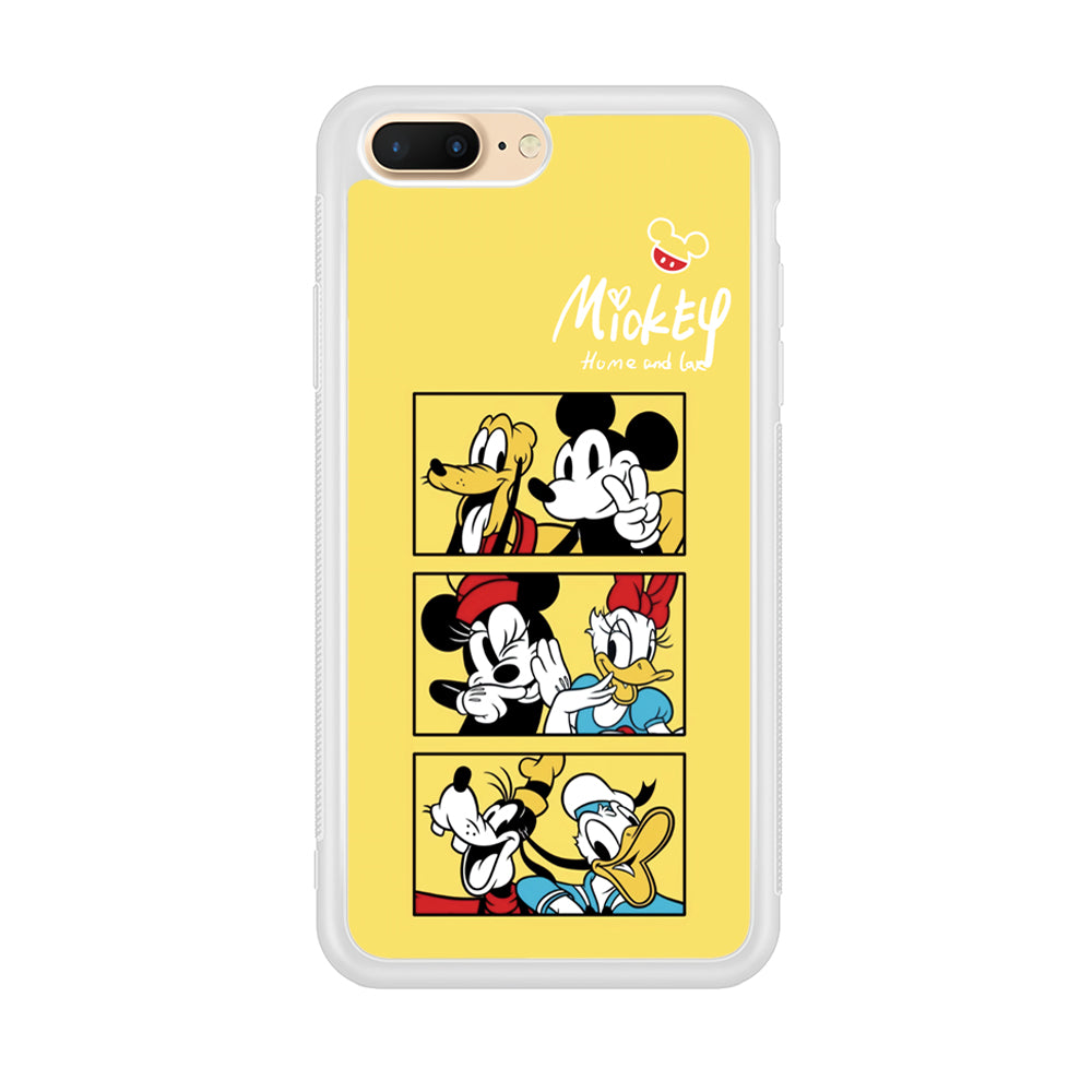 Mickey Mouse Home and Love iPhone 8 Plus Case