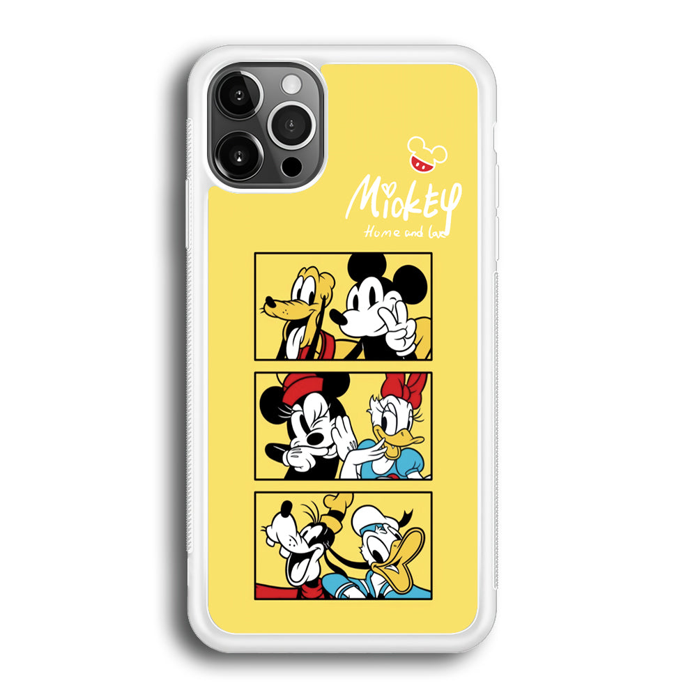 Mickey Mouse Home and Love iPhone 12 Pro Case