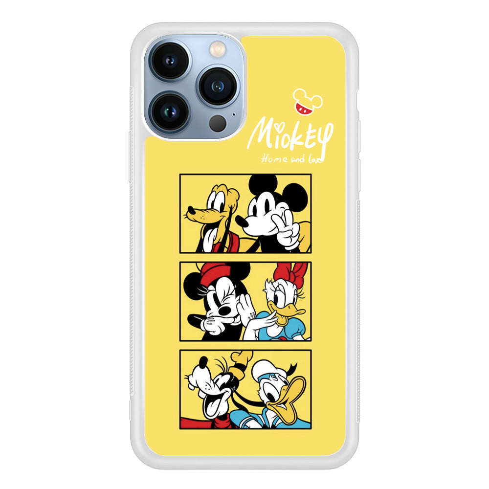 Mickey Mouse Home and Love iPhone 13 Pro Max Case