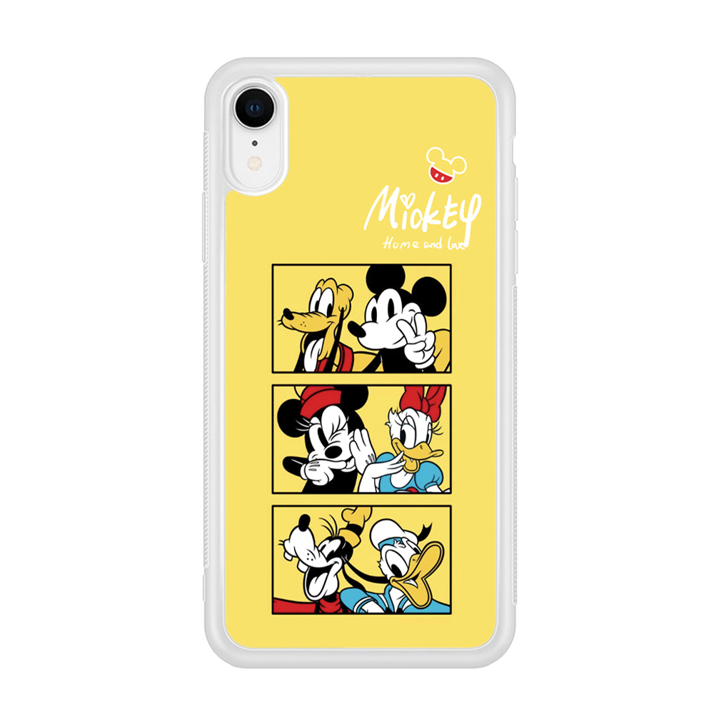 Mickey Mouse Home and Love iPhone XR Case
