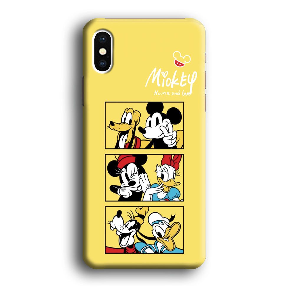 Mickey Mouse Home and Love iPhone XS Case