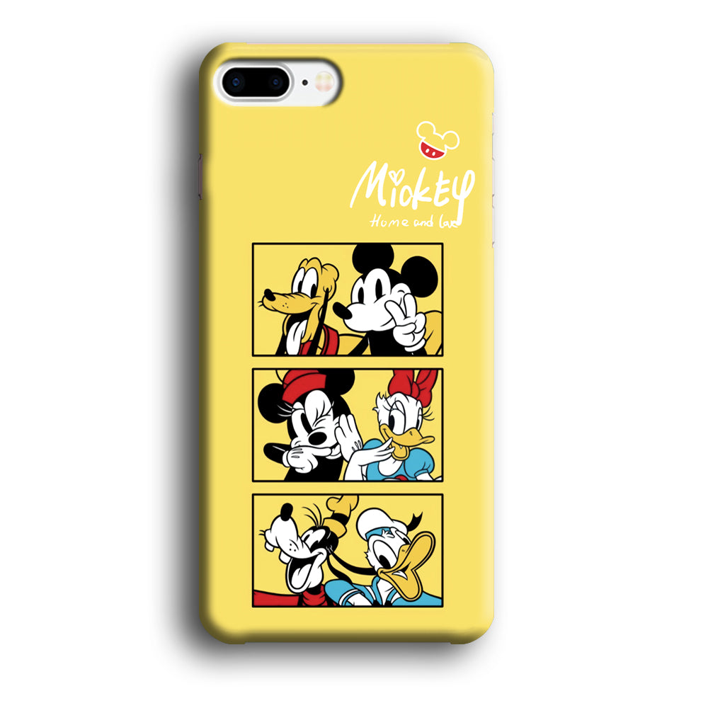 Mickey Mouse Home and Love iPhone 8 Plus Case